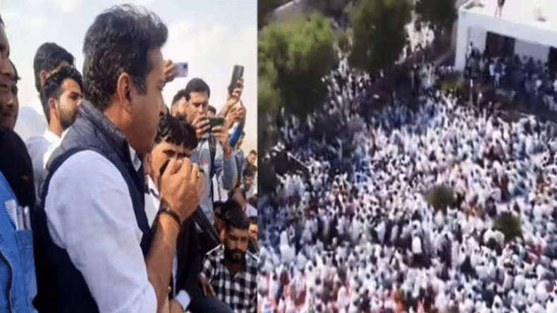 टिकट कटने के बाद बागी हुआ BJP नेता, भीड़ जुटाकर किया शक्ति प्रदर्शन